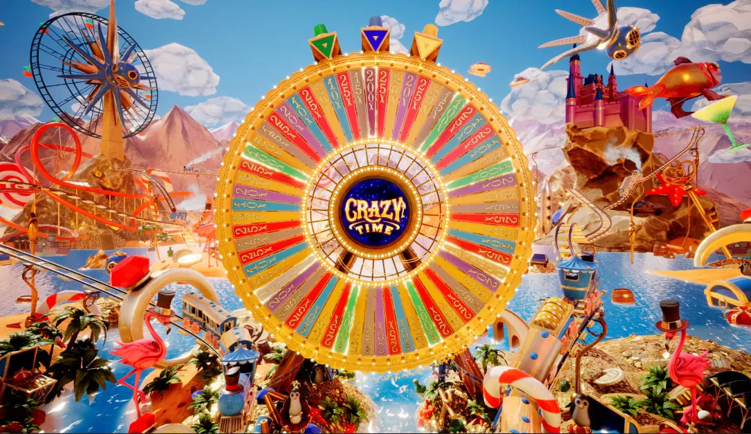 Crazy Time su dispositivo mobile